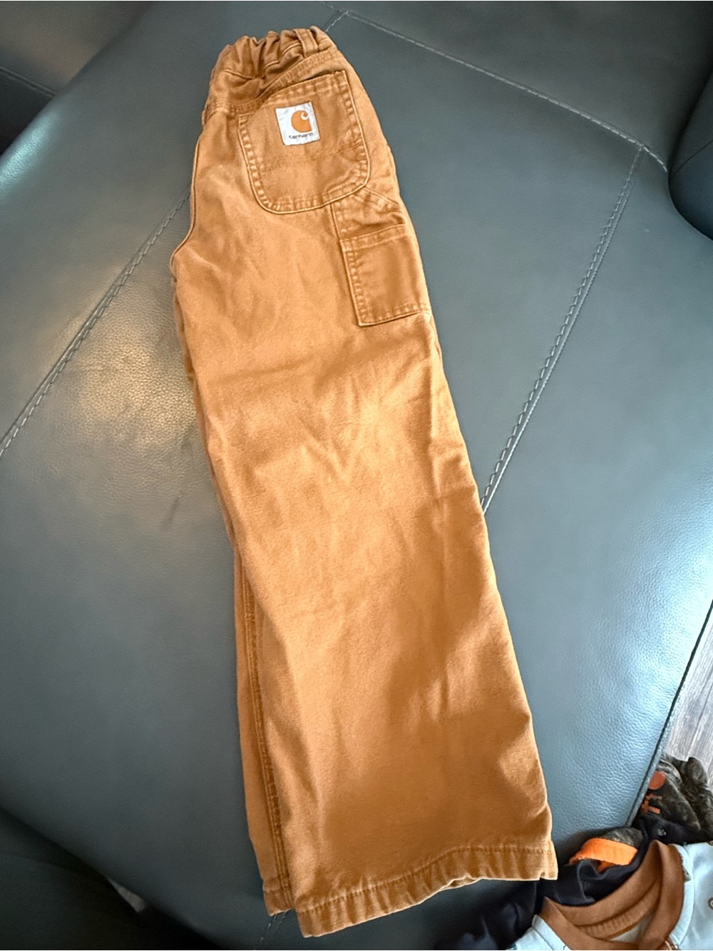 Boys Carhartt lined pants size 6 - Picture 3 of 8